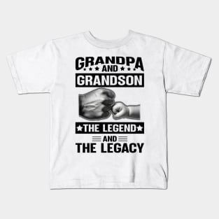 Grandpa And Grandson Matching Kids T-Shirt